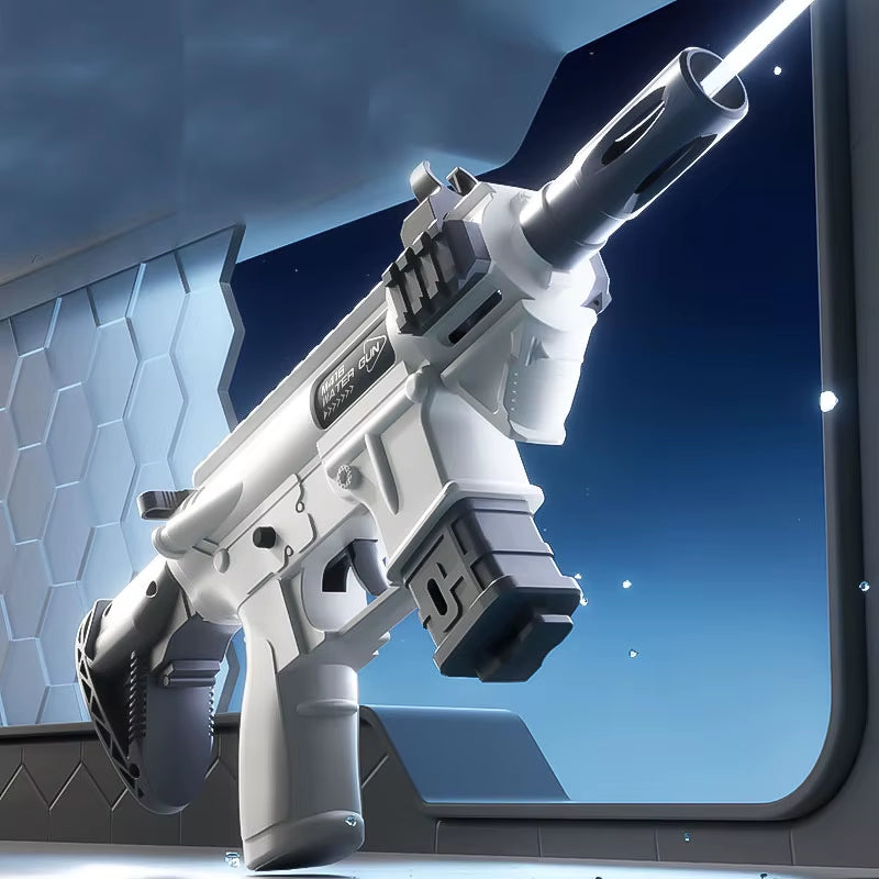M416 Water Gun Electric Pistol Shooting Toy Full Automatic Summer Shoot Beach Outdoor Fun Toy for Children Boys Girl Adults Gift
