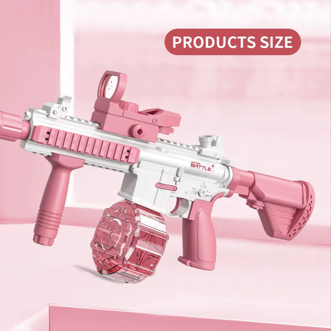 M416 Water Gun Electric Pistol Shooting Toy Full Automatic Summer Shoot Beach Outdoor Fun Toy for Children Boys Girl Adults Gift